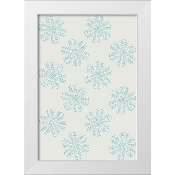 Popp, Grace 11x14 White Modern Wood Framed Museum Art Print Titled - Christmas Poinsettias Collection D