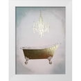 thumbnail image 1 of Popp, Grace 11x14 White Modern Wood Framed Museum Art Print Titled - Gilded Bath I, 1 of 4