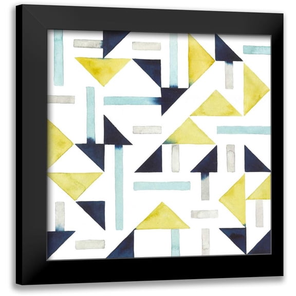 Popp, Grace 12x12 Black Modern Framed Museum Art Print Titled - Bemused II