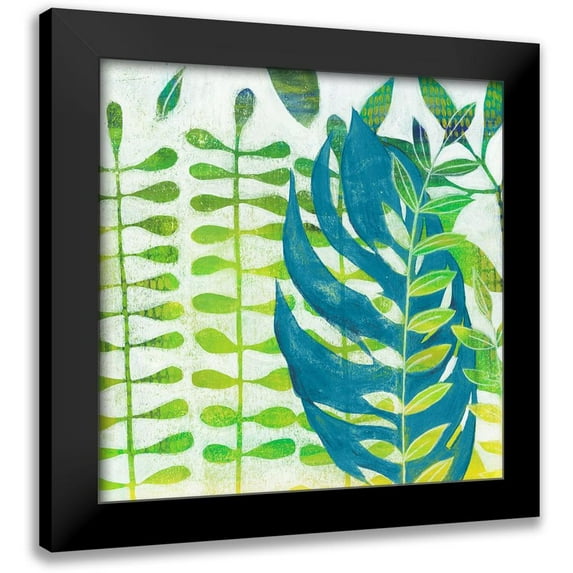 Popp, Grace 12x12 Black Modern Framed Museum Art Print Titled - Emerald Amazon II