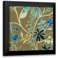 thumbnail image 1 of Popp, Grace 12x12 Black Modern Framed Museum Art Print Titled - Flower Garland IV, 1 of 5