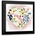 thumbnail image 1 of Popp, Grace 12x12 Black Modern Framed Museum Art Print Titled - Love Floral II, 1 of 5