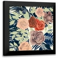 thumbnail image 1 of Popp, Grace 12x12 Black Modern Framed Museum Art Print Titled - Rosen Palms I, 1 of 5