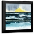 thumbnail image 1 of Popp, Grace 12x12 Black Modern Framed Museum Art Print Titled - Seaside Mist I, 1 of 5