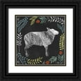 thumbnail image 1 of Popp, Grace 12x12 Black Ornate Wood Framed with Double Matting Museum Art Print Titled - Chalkboard Farmhouse III, 1 of 4