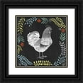 thumbnail image 1 of Popp, Grace 12x12 Black Ornate Wood Framed with Double Matting Museum Art Print Titled - Chalkboard Farmhouse II, 1 of 4