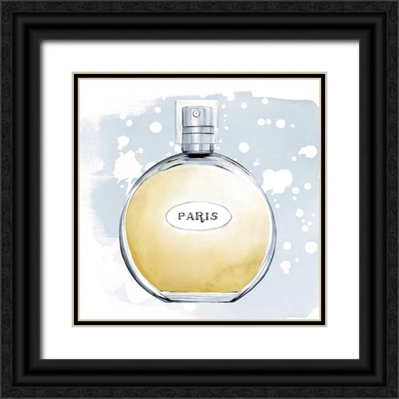 Popp, Grace 12x12 Black Ornate Wood Framed with Double Matting Museum Art Print Titled - Parfum IV