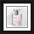 thumbnail image 1 of Popp, Grace 12x12 Black Ornate Wood Framed with Double Matting Museum Art Print Titled - Parfum on Grey II, 1 of 4