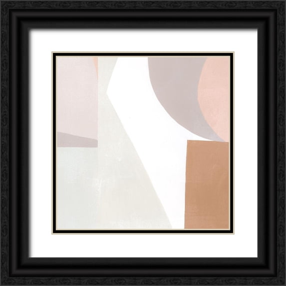 Popp, Grace 12x12 Black Ornate Wood Framed with Double Matting Museum Art Print Titled - Pastel Eclipse IV