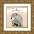 thumbnail image 1 of Popp, Grace 12x12 Gold Ornate Wood Framed with Double Matting Museum Art Print Titled - Cuddlies IV, 1 of 4