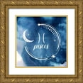 thumbnail image 1 of Popp, Grace 12x12 Gold Ornate Wood Framed with Double Matting Museum Art Print Titled - Watercolor Astrology XII, 1 of 4