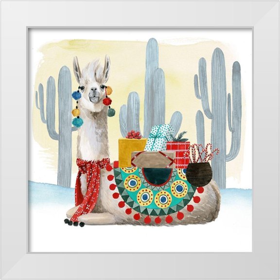 Popp, Grace 12x12 White Modern Wood Framed Museum Art Print Titled - Boho Christmas I