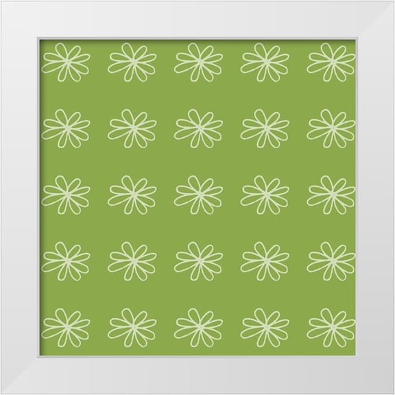 Popp, Grace 12x12 White Modern Wood Framed Museum Art Print Titled - Christmas Cactus Collection H