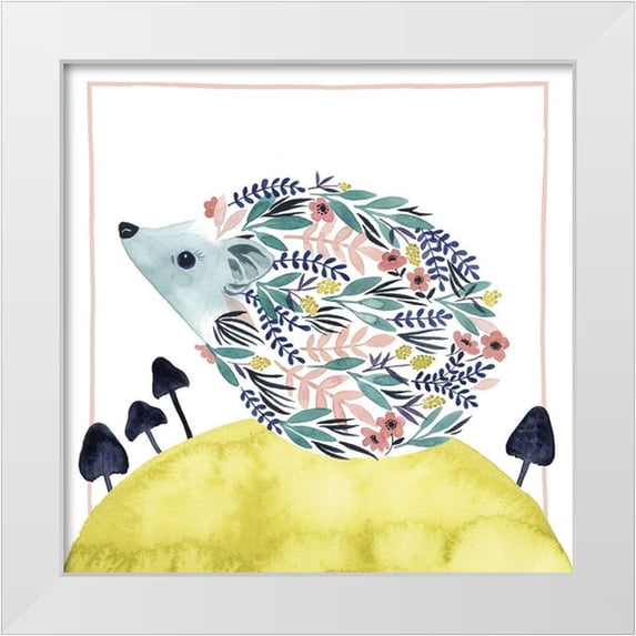 Popp, Grace 12x12 White Modern Wood Framed Museum Art Print Titled - Friends of Clementine II