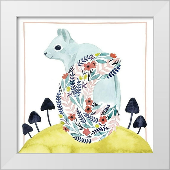 Popp, Grace 12x12 White Modern Wood Framed Museum Art Print Titled - Friends of Clementine I