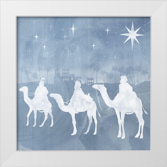 Popp, Grace 12x12 White Modern Wood Framed Museum Art Print Titled - Star of Bethlehem II
