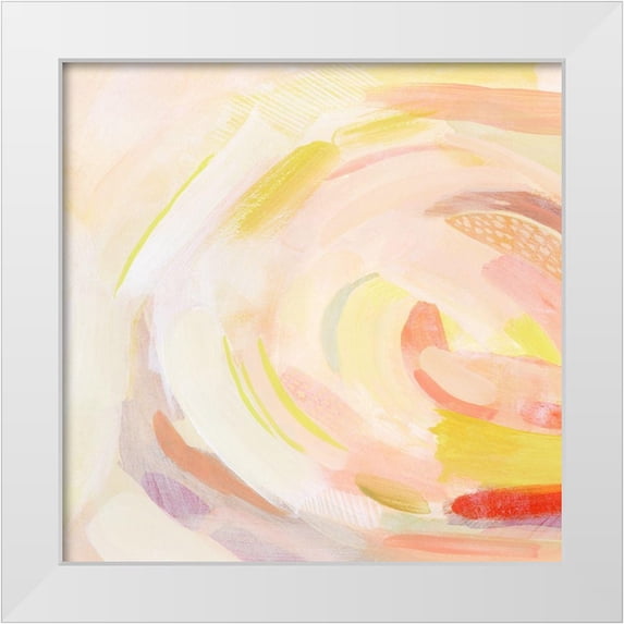 Popp, Grace 12x12 White Modern Wood Framed Museum Art Print Titled - Sunburst Blossom II
