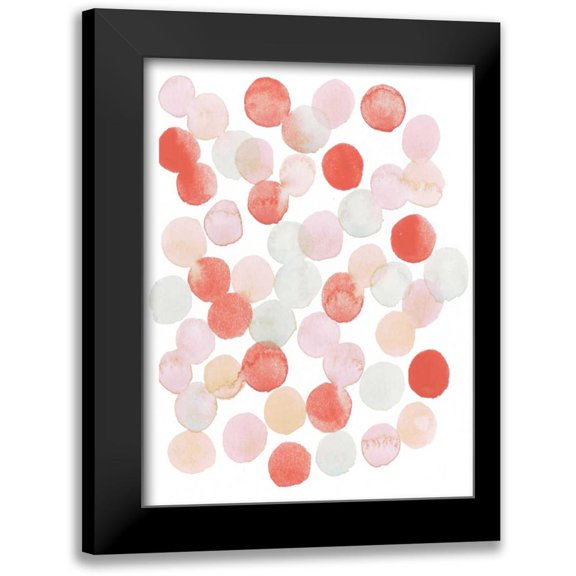 Popp, Grace 12x14 Black Modern Framed Museum Art Print Titled - Candy Pattern I