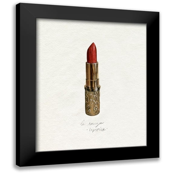 Popp, Grace 12x14 Black Modern Framed Museum Art Print Titled - Gilded Toiletries III