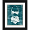 thumbnail image 1 of Popp, Grace 12x14 Black Ornate Wood Framed with Double Matting Museum Art Print Titled - Suit Speak III, 1 of 4