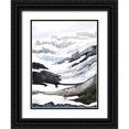 thumbnail image 1 of Popp, Grace 12x14 Black Ornate Wood Framed with Double Matting Museum Art Print Titled - Winter Walk II, 1 of 4