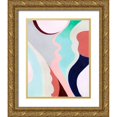 thumbnail image 1 of Popp, Grace 12x14 Gold Ornate Wood Framed with Double Matting Museum Art Print Titled - Pastel Highlands I, 1 of 4