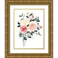thumbnail image 1 of Popp, Grace 12x14 Gold Ornate Wood Framed with Double Matting Museum Art Print Titled - Rosewater II, 1 of 4