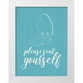 thumbnail image 1 of Popp, Grace 12x14 White Modern Wood Framed Museum Art Print Titled - Bathroom Suggestions II, 1 of 4