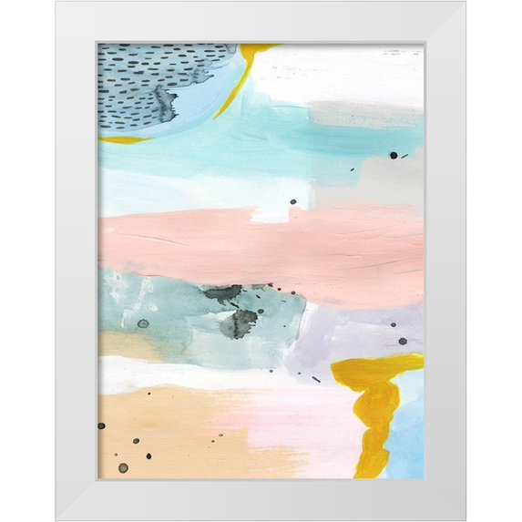 Popp, Grace 12x14 White Modern Wood Framed Museum Art Print Titled - Blurred Daybreak IV