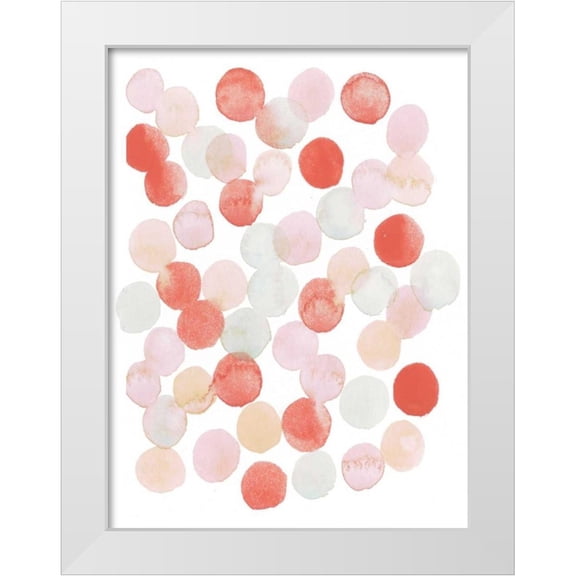 Popp, Grace 12x14 White Modern Wood Framed Museum Art Print Titled - Candy Pattern I