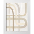 thumbnail image 1 of Popp, Grace 12x14 White Modern Wood Framed Museum Art Print Titled - Loops And Weaves II, 1 of 4