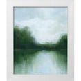 thumbnail image 1 of Popp, Grace 12x14 White Modern Wood Framed Museum Art Print Titled - Mossy Reflections I, 1 of 4