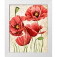 thumbnail image 1 of Popp, Grace 12x14 White Modern Wood Framed Museum Art Print Titled - Poised Poppy I, 1 of 4