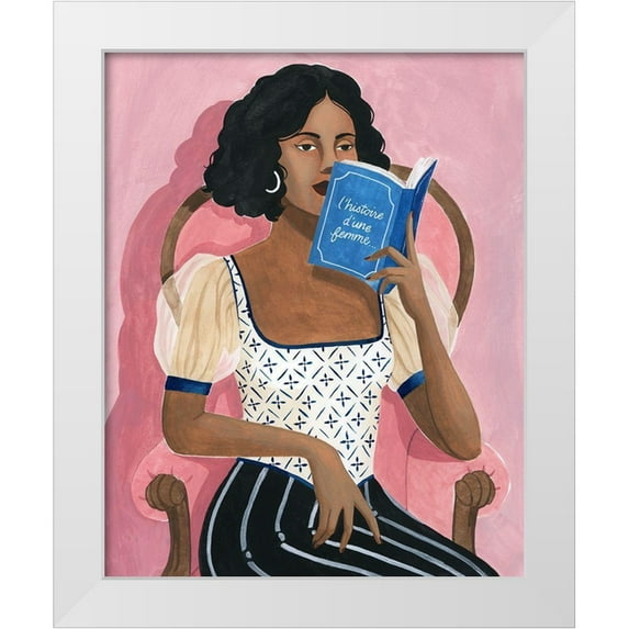 Popp, Grace 12x14 White Modern Wood Framed Museum Art Print Titled - Sunday Times II