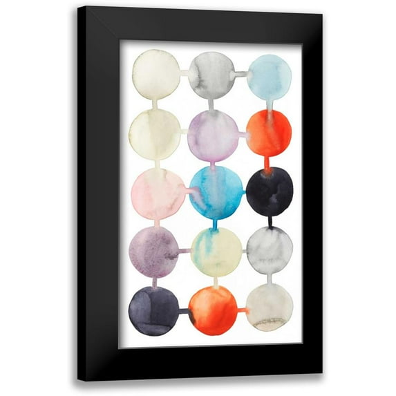 Popp, Grace 12x18 Black Modern Framed Museum Art Print Titled - Connect the Dots I