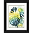 thumbnail image 1 of Popp, Grace 13x18 Black Ornate Wood Framed with Double Matting Museum Art Print Titled - Sunset Palm Composition I, 1 of 4