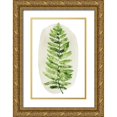 thumbnail image 1 of Popp, Grace 13x18 Gold Ornate Wood Framed with Double Matting Museum Art Print Titled - Spot Fern I, 1 of 4