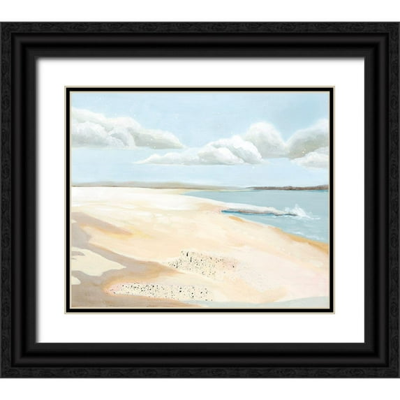 Popp, Grace 14x12 Black Ornate Wood Framed with Double Matting Museum Art Print Titled - Sandy Getaway II