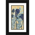 thumbnail image 1 of Popp, Grace 14x24 Black Ornate Wood Framed with Double Matting Museum Art Print Titled - Chromatic Floral Mix I, 1 of 4