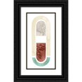 thumbnail image 1 of Popp, Grace 14x24 Black Ornate Wood Framed with Double Matting Museum Art Print Titled - Strata Shift III, 1 of 4