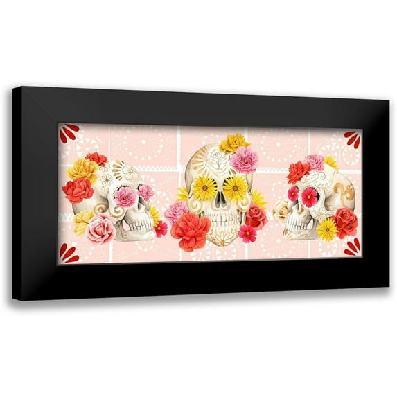 Popp, Grace 14x8 Black Modern Framed Museum Art Print Titled - Fiesta de la Vida Muertos Collection D
