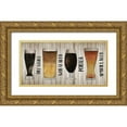 thumbnail image 1 of Popp, Grace 14x9 Gold Ornate Wood Framed with Double Matting Museum Art Print Titled - Beer Chart II, 1 of 4