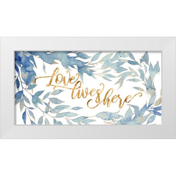 Popp, Grace 14x9 White Modern Wood Framed Museum Art Print Titled - Glam Love I