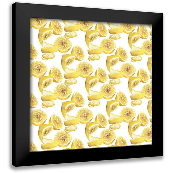 Popp, Grace 15x15 Black Modern Framed Museum Art Print Titled - Citrus Sayings Collection G