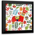 thumbnail image 1 of Popp, Grace 15x15 Black Modern Framed Museum Art Print Titled - Festive Otomi II, 1 of 5