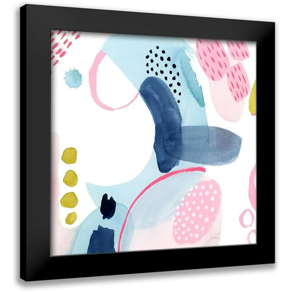 Popp, Grace 15x15 Black Modern Framed Museum Art Print Titled - Frolic Form III