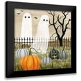 thumbnail image 1 of Popp, Grace 15x15 Black Modern Framed Museum Art Print Titled - Haunted Pumpkin Patch II, 1 of 5
