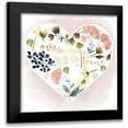 thumbnail image 1 of Popp, Grace 15x15 Black Modern Framed Museum Art Print Titled - Love in Flowers I, 1 of 5