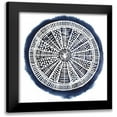 thumbnail image 1 of Popp, Grace 15x15 Black Modern Framed Museum Art Print Titled - Navy Meridian II, 1 of 5
