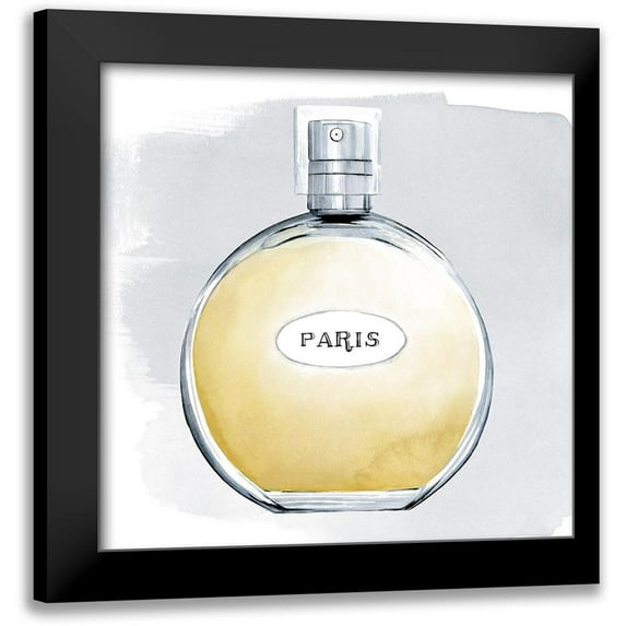 Popp, Grace 15x15 Black Modern Framed Museum Art Print Titled - Parfum on Grey I